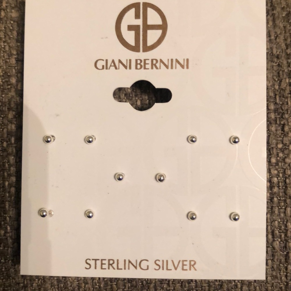 COPY - Sterling Silver Pierced Nose Rings.